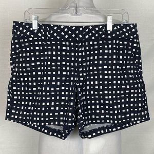 Tommy Hilfiger Navy Blue White Checked Shorts